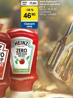 Tesco Hainz kečup se sladidlem nabídka