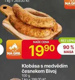 Hruška Klobása s medvědím česnekem 100 g nabídka