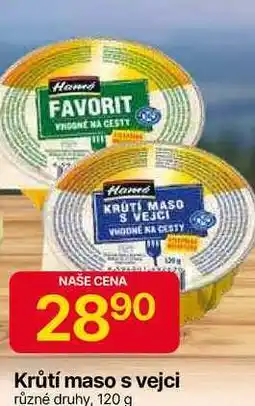 Hruška Hamé Krůtí maso s vejci různé druhy, 120 g nabídka