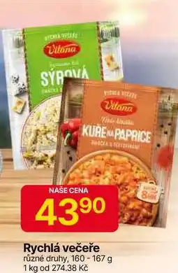 Hruška Vitana Rychlá večeře různé druhy, 160-167 g nabídka
