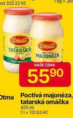 Hruška Vitana Poctivá tatarská omáčka 425ml nabídka