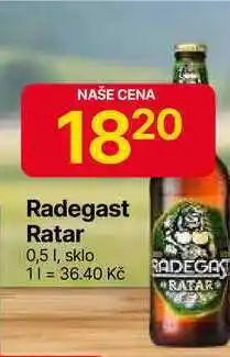 Hruška Radegast Ratar 0,5 l, sklo nabídka
