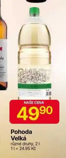 Hruška Pohoda Velká různé druhy, 2l nabídka