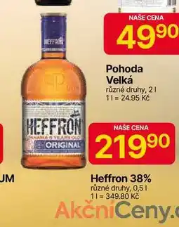 Hruška Heffron 38% různé druhy, 0,5l nabídka
