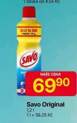 Hruška Savo Original 1,2l nabídka