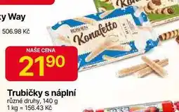 Hruška Konafetto Trubičky s náplní různé druhy, 140 g nabídka