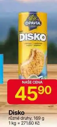 Hruška Opavia Disko sušenky 169g, vybrané druhy nabídka