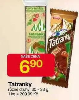 Hruška Sedita Tatranky 33g, vybrané druhy nabídka