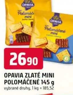 Trefa Opavia zlaté mini polomáčené nabídka