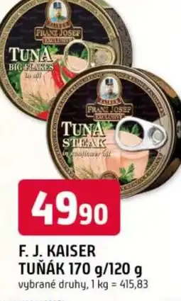 Trefa F. j. kaiser tuňák nabídka