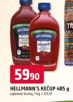 Trefa Hellmann's kečup nabídka