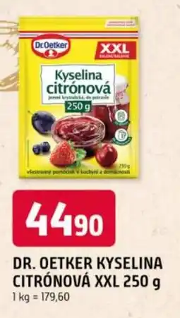 Trefa Dr. oetker kyselina citrónová xxl nabídka
