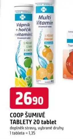 Trefa Coop šumivé tablety nabídka