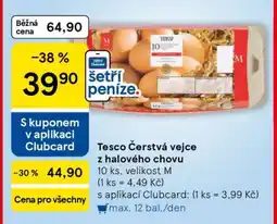 Tesco Tesco Čerstvá vejce z halového chovu nabídka