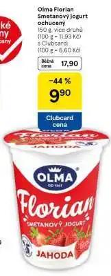 Tesco Olma Florian Smetanový jogurt ochucený nabídka