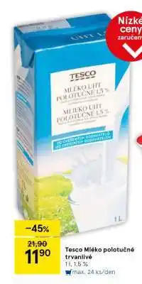 Tesco Tesco Mléko polotučné trvanlivé nabídka