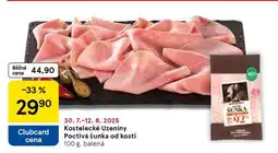 Tesco KOSTELECKÉ UZENINY Poctivá šunka od kosti nabídka