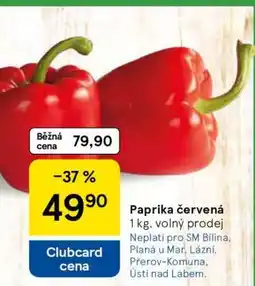 Tesco Paprika červená nabídka
