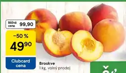 Tesco Broskve nabídka