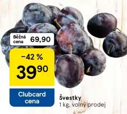 Tesco Švestky nabídka