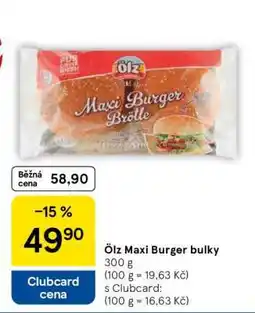 Tesco Ölz Maxi burger bulky nabídka
