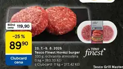 Tesco Tesco Finest Hovězí burger nabídka