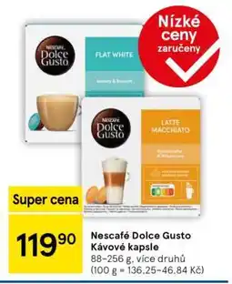 Tesco Nescafé Dolce Gusto kávové kapsle nabídka