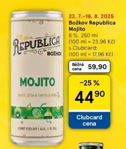 Tesco Božkov Republica Mojito nabídka