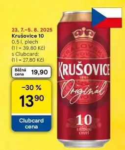 Tesco Krušovice 10 nabídka
