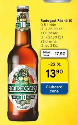 Tesco Radegast Rázná 10 nabídka