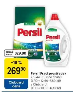 Tesco Persil prací prostředek nabídka