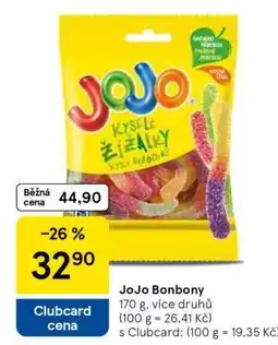 Tesco JOJO bonbony nabídka