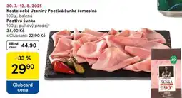 Tesco Kostelecké Uzeniny Poctivá šunka řemeslná nabídka