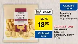 Tesco Tesco Banán fritovaný kandovaný plátky 100 g nabídka