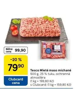 Tesco Tesco Mleté maso míchané nabídka