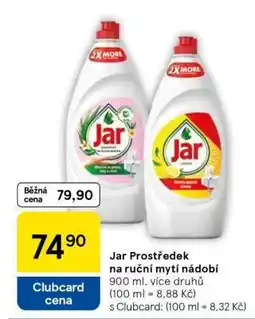 Tesco Jar Prostředek na ruční mytí nádobí nabídka