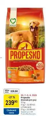 Tesco Propesko granule pro psy nabídka