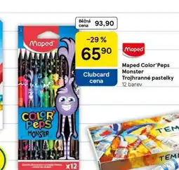 Tesco Maped Color'Peps Monster Trojhranné pastelky nabídka