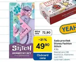 Tesco Sada pravítek Disney Fashion Stitch nabídka