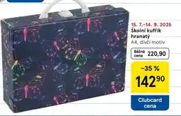 Tesco Školní kufřík hranatý nabídka
