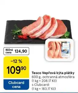 Tesco Tesco Vepřová kýta plátky nabídka