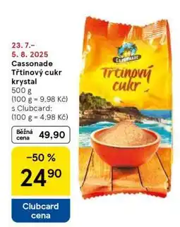 Tesco Cassonade Třtinový cukr krystal nabídka