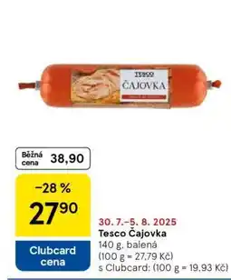 Tesco Tesco Čajovka nabídka