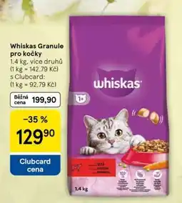 Tesco Whiskas Granule pro kočky nabídka