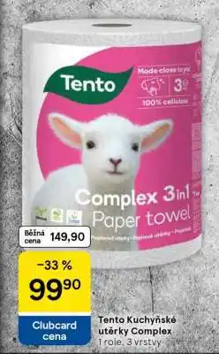 Tesco Tento Kuchyňské utěrky Complex nabídka