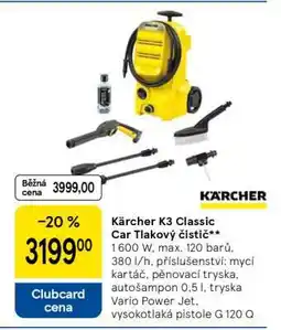 Tesco Kärcher K3 Classic Car Tlakový čistič nabídka