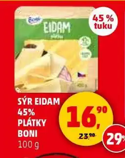 Penny Market SÝR EIDAM 45% PLÁTKY BONI nabídka
