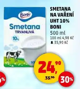 Penny Market SMETANA NA VAŘENÍ UHT 10% BONI nabídka