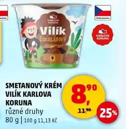Penny Market SMETANOVÝ KRÉM VILÍK KARLOVA KORUNA nabídka
