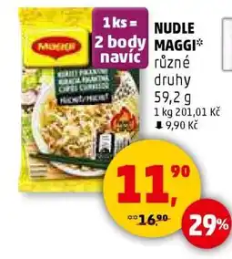 Penny Market NUDLE MAGGI nabídka